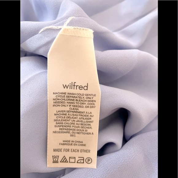 Aritzia Wilfred Jacqueline Dress Soft Iris - Picture 9 of 11